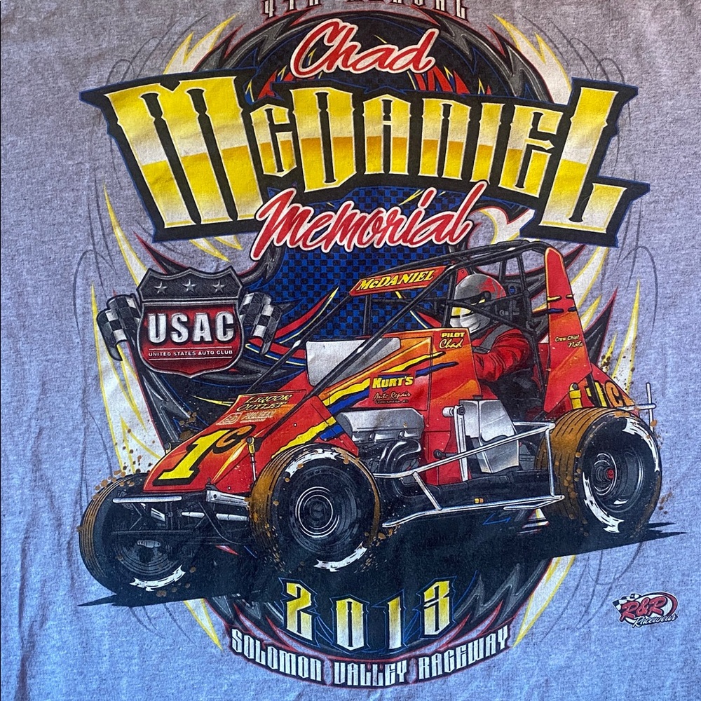 2013 Grey Racing Graphic Tee - Picture 2 of 4